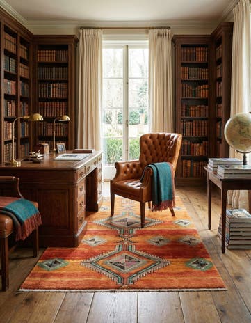 3' 9 x 7' 1 Hamedan Rug