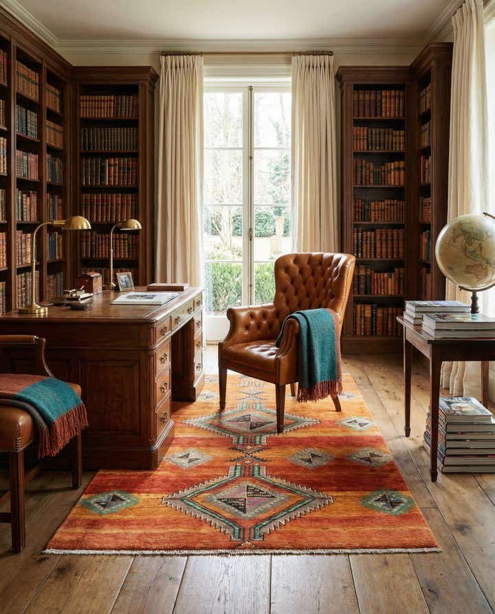 3' 9 x 7' 1 Hamedan Rug