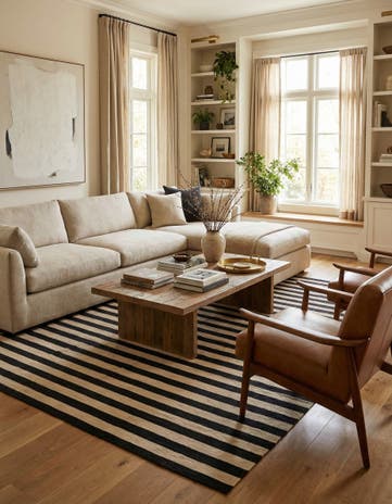 8' 6 x 9' 10 Hand Woven Kilim Modern Wool Rug