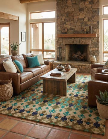 8' x 9' 10 Luna Wool Rug