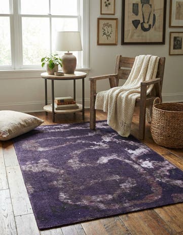 3' 4 x 5' Hand Knotted Ultra Vintage Persian Wool Rug