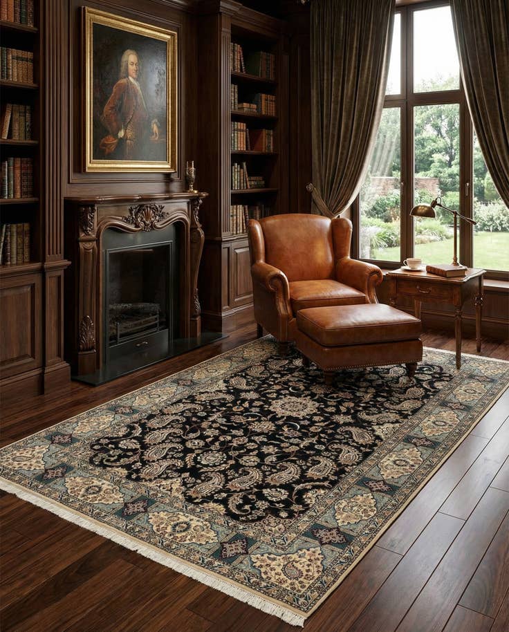 Detail image of 6' 7 x 10' 2 Nain Rug