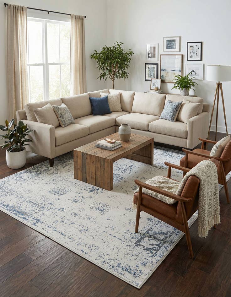 Detail image of  13' x 13' Monte Carlo Square Rug