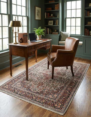 3' x 5' Hand Knotted Kashmir Oriental Wool Rug