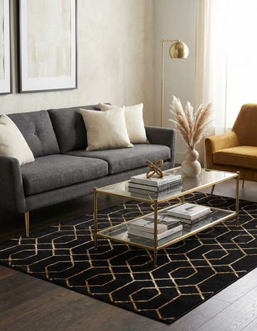 5' 3 x 7' Marilyn Monroe™ Glam Trellis Rug