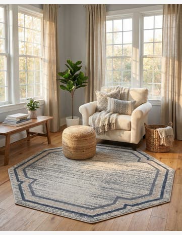 6' x 6' Oasis Octagon Rug