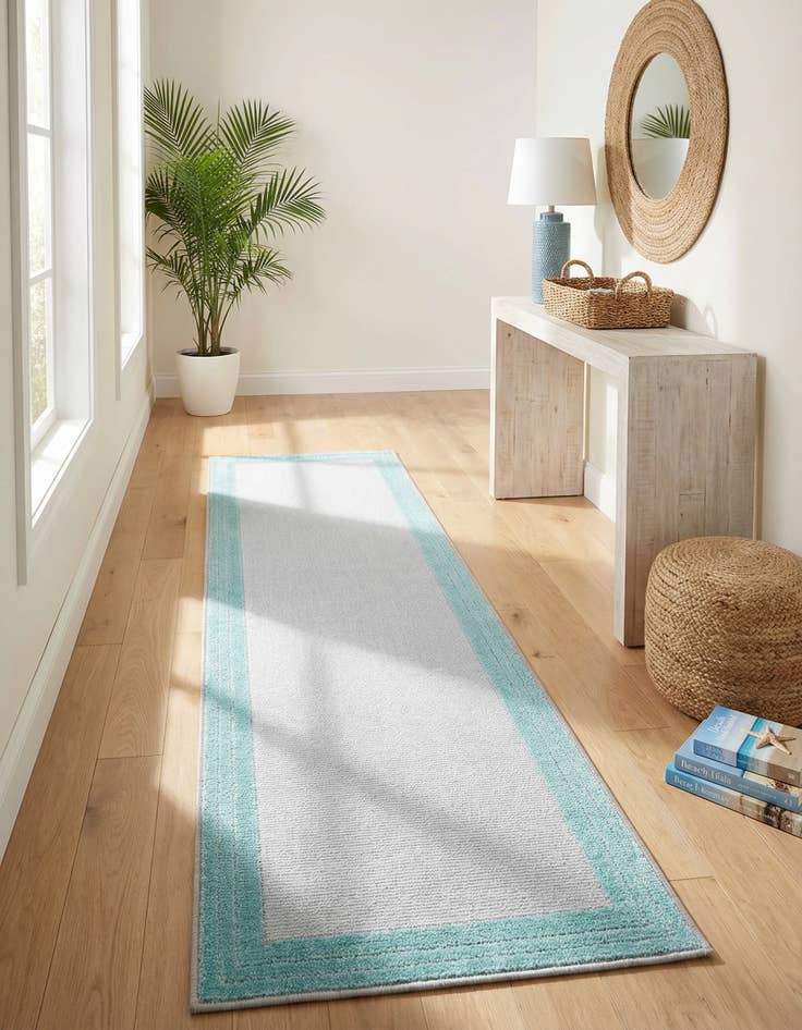 Detail image of 2' x 10' Easy-Clean Aruba Indoor / Outdoor Runner Rug