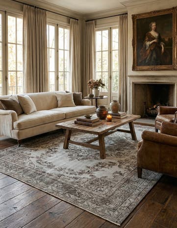 6' x 9' 6 Ultra Vintage Wool Rug