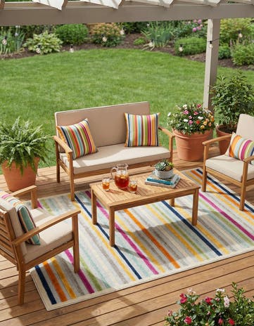 6' x 9' Easy-Clean Aruba Indoor / Outdoor Rug