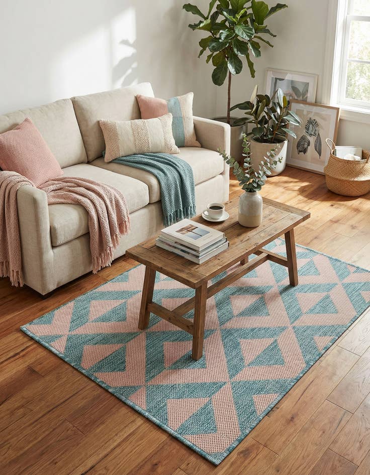 Detail image of 2' x 3'  Washable Jill Zarin Napa Indoor / Outdoor Rug