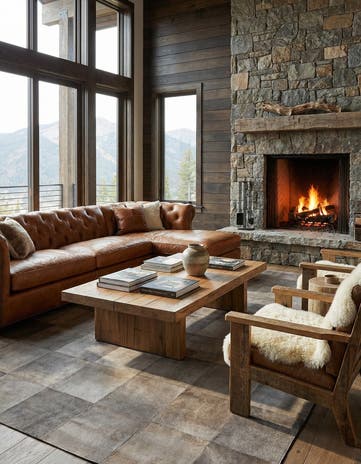 6' 5 x 9' 5 Cowhide Rug