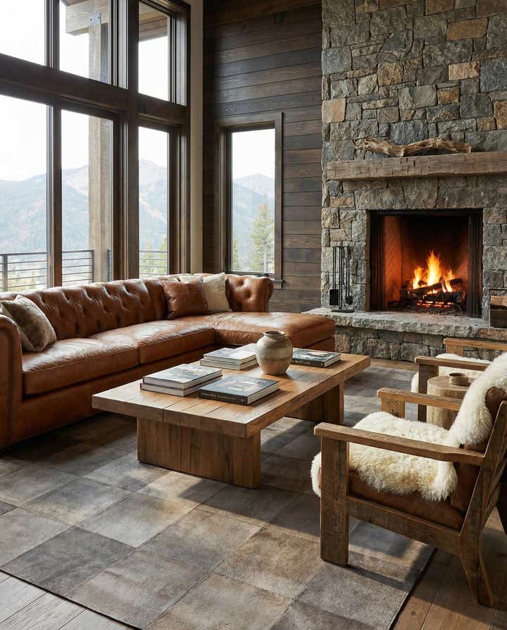 6' 5 x 9' 5 Cowhide Rug
