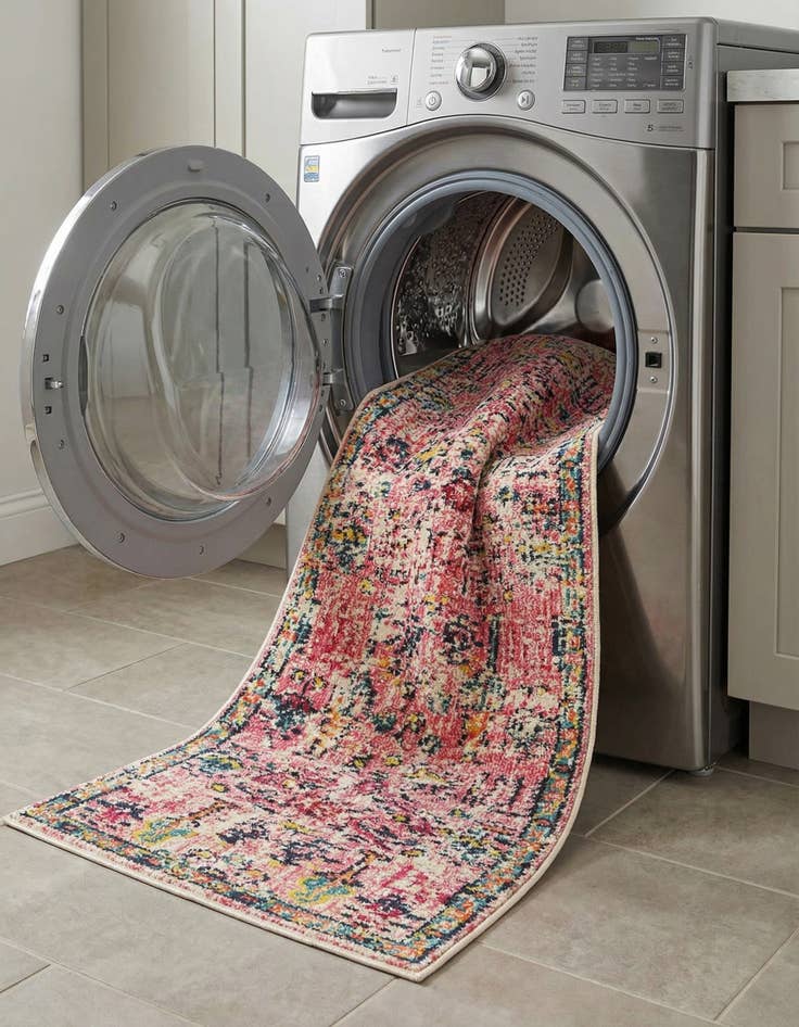 Detail image of 2' x 8'  Washable Alta Runner Rug