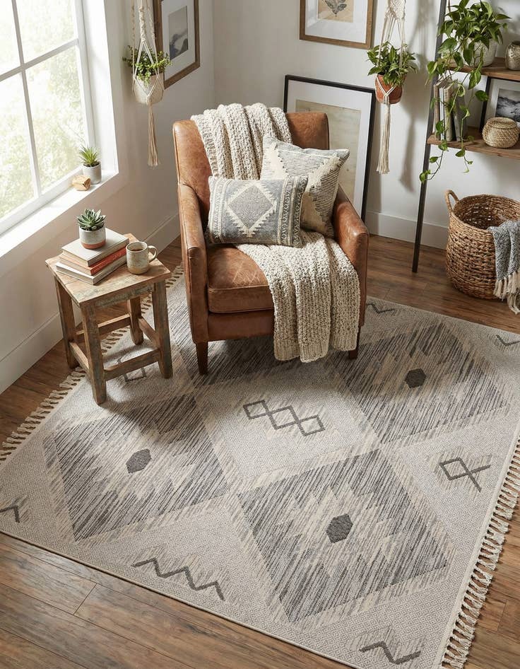 Detail image of 7' 10 x 7' 10 Arlo Square Rug