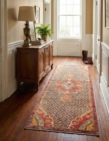 2' 7 x 6' 9 Hamedan Runner Rug