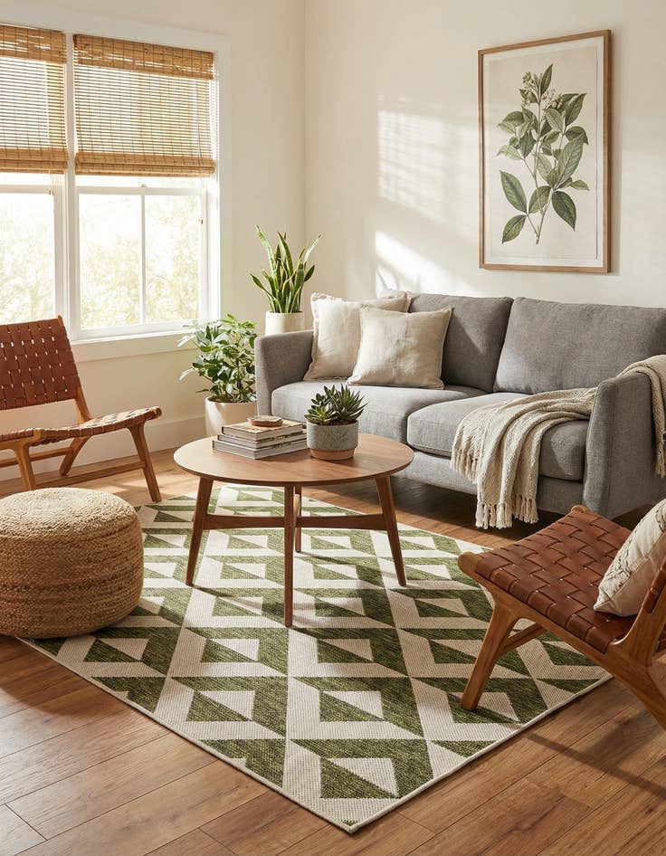 Detail image of 4' x 6' Easy-Clean Jill Zarin Napa Indoor / Outdoor Rug
