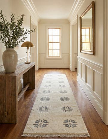 2' 8 x 13' 7 Hand Knotted Darya Wool Runner Rug