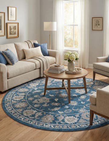 10' x 10' Boston Round Rug