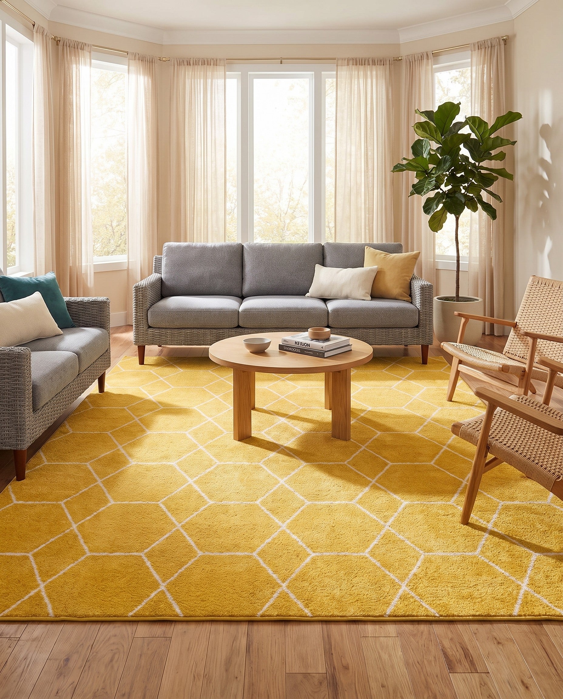 10' x 13' Trellis Frieze Rug
