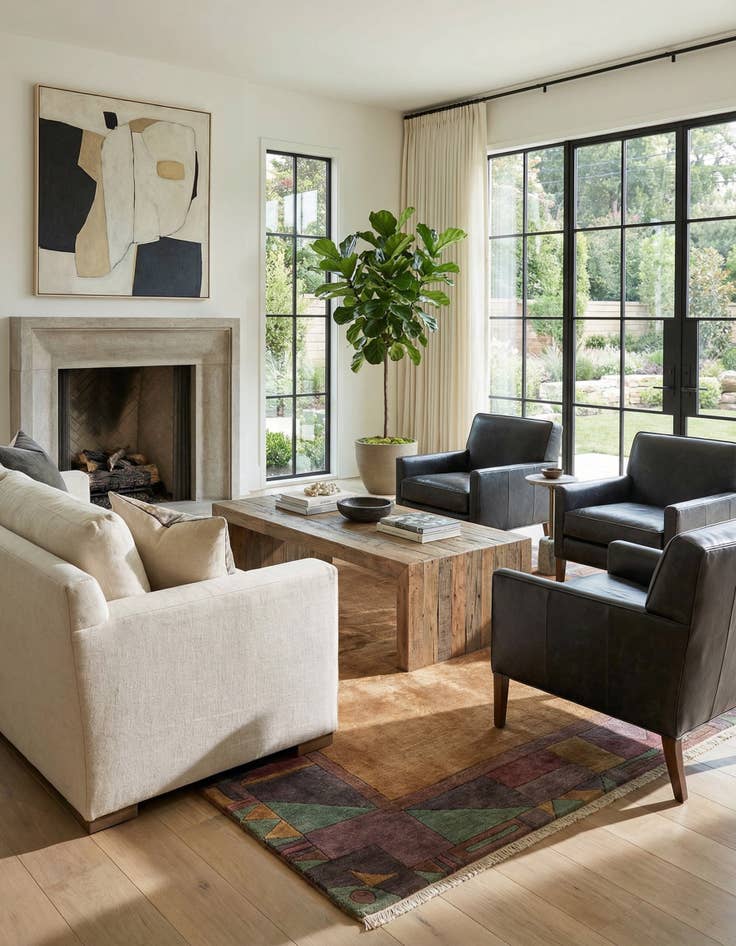 Detail image of  8' 3 x 8' 3  Hand Knotted Tibet Wool Square Rug