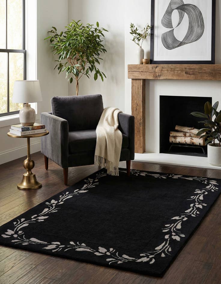 Detail image of 3' x 5' 1  Hand Knotted Darya Wool Rug