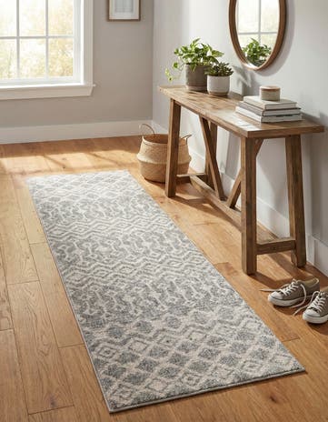 2' x 6' Eco Trellis Runner Rug