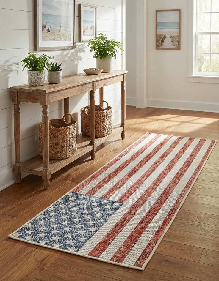 Detail image of 2' x 8' Easy-Clean Jill Zarin Indoor / Outdoor Runner Rug