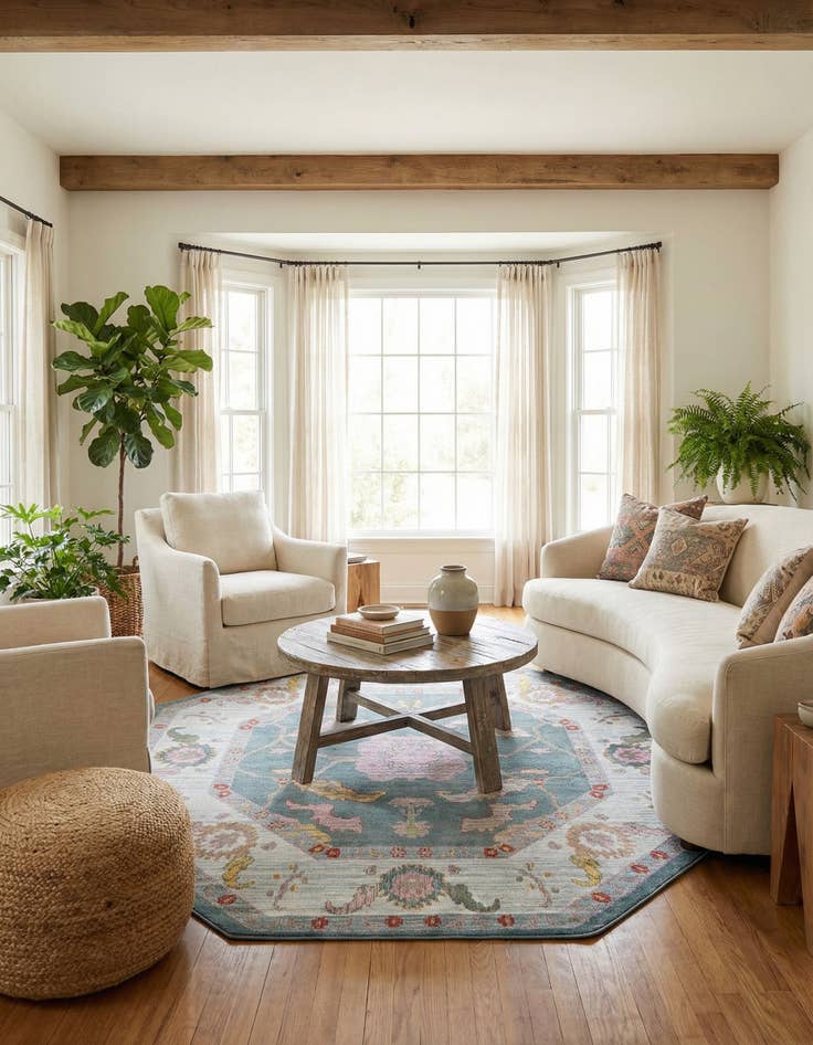 Detail image of 8' 2 x 8' 2 Paragon Octagon Rug