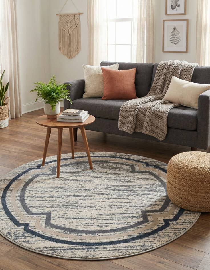 Detail image of 4' x 4' Oasis Round Rug