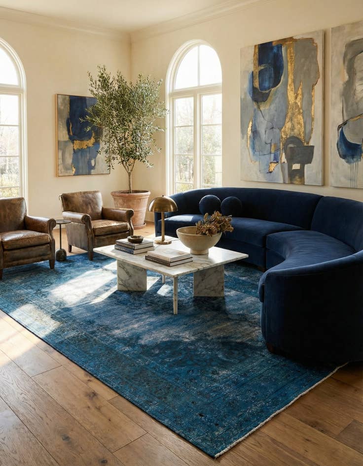 Detail image of 9' 4 x 12' 5 Hand Knotted Ultra Vintage Persian Wool Rug