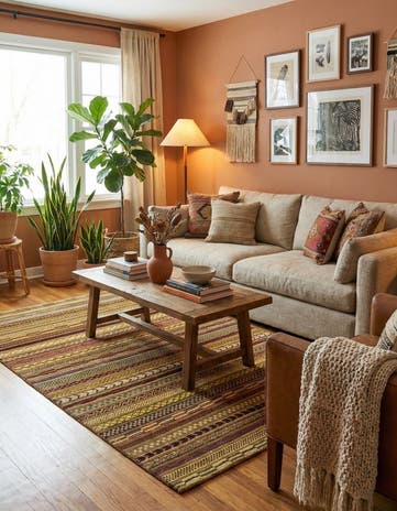 4' x 5' 10 Hand Knotted Modern Ziegler Rug