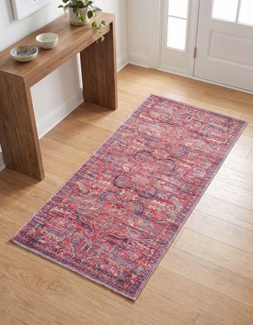 2' x 4' Washable Maahru Runner Rug