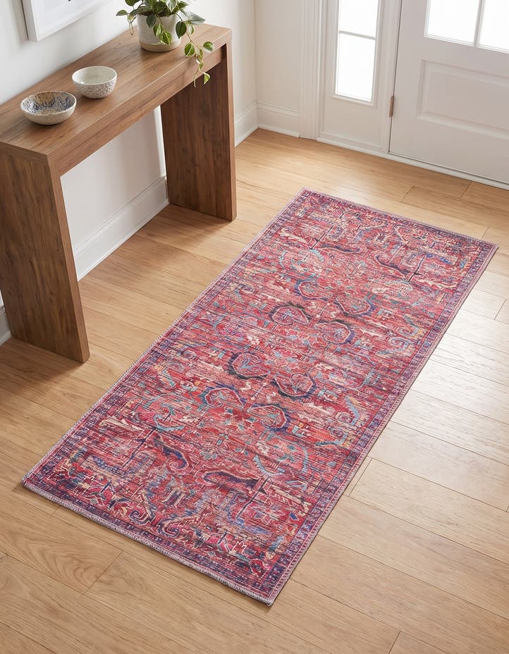 2' x 4' Washable Maahru Runner Rug