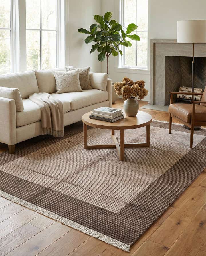 4' 10 x 6' 8 Hand Knotted Darya Wool Rug
