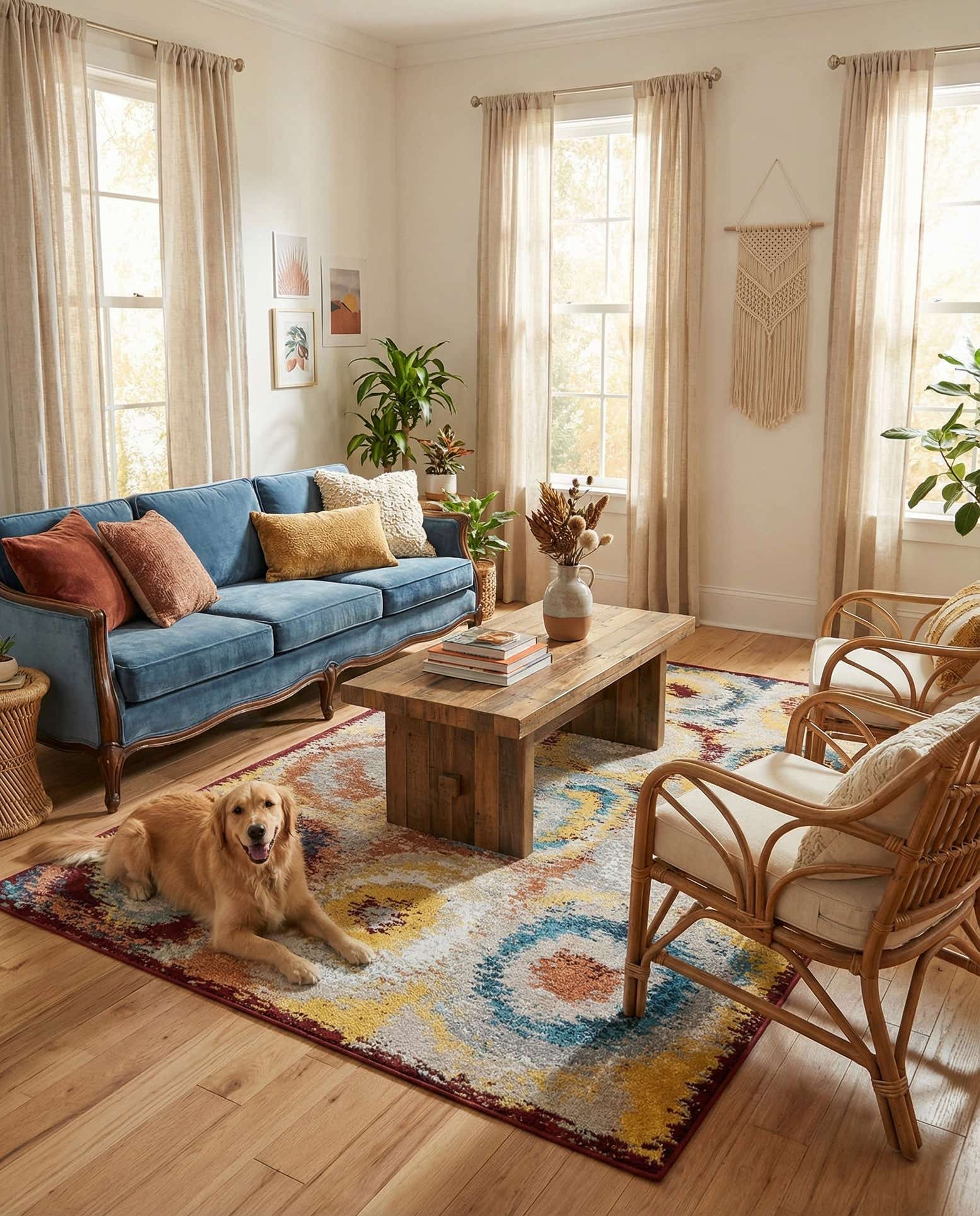 5' 3 x 8' Kamala Washable Rug