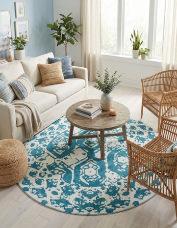 8' x 8' Veneto Round Rug