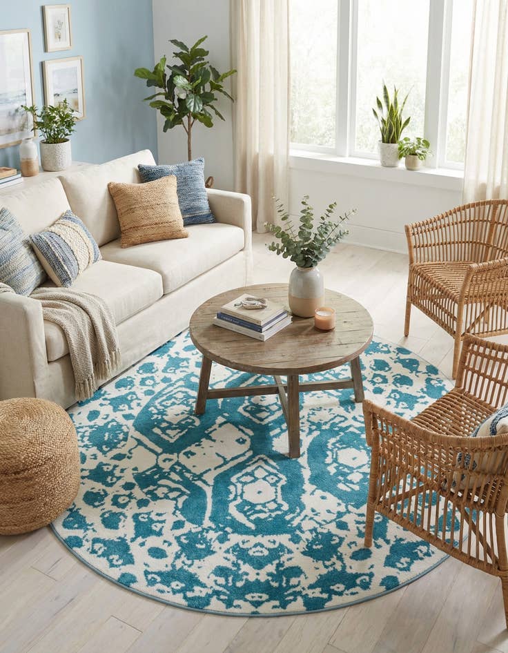 Detail image of  8' x 8' Veneto Round Rug