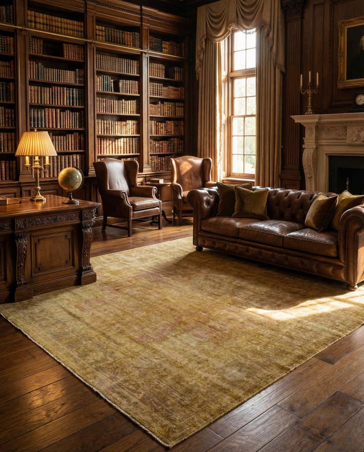 Detail image of 7' 3 x 11' 11 Vintage Royal Wool Rug