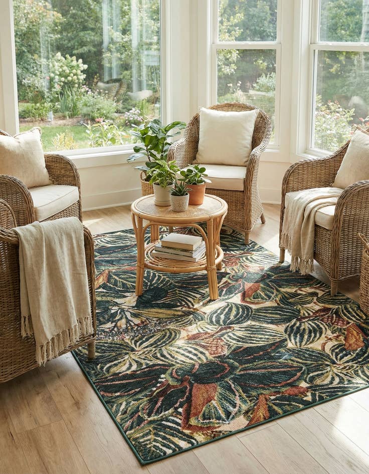 Detail image of  4' x 6' Blossom Rug