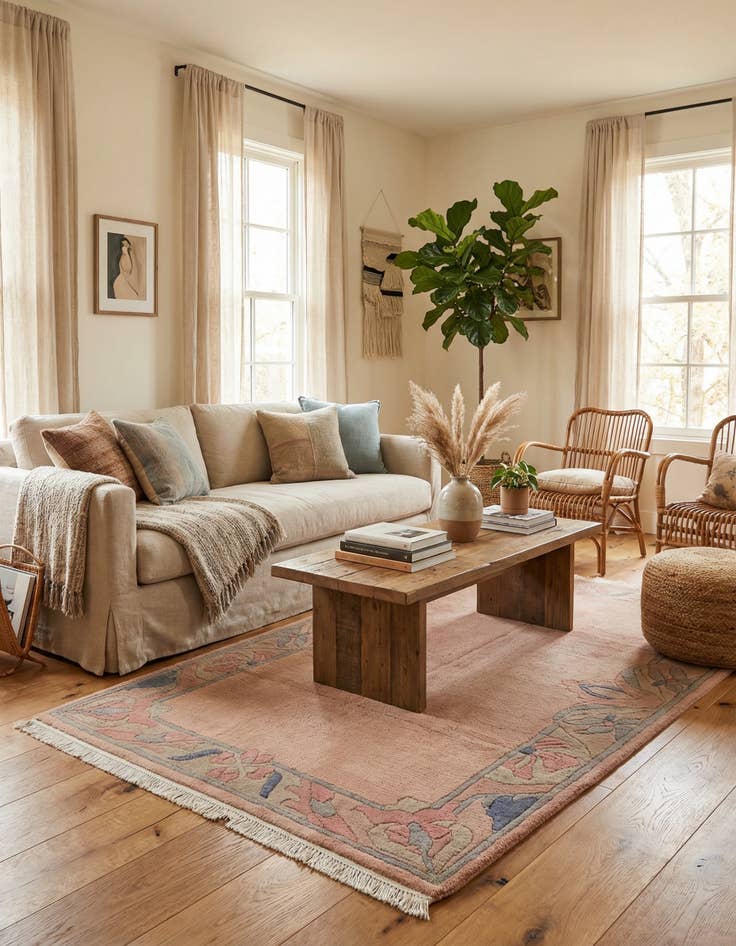 Detail image of  3' x 5' 1  Hand Knotted Nepal Wool Rug