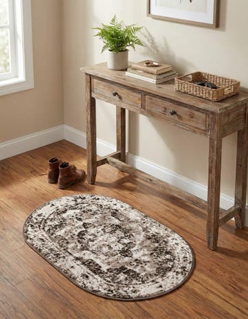2' x 3' 1 Monte Carlo Oval Rug