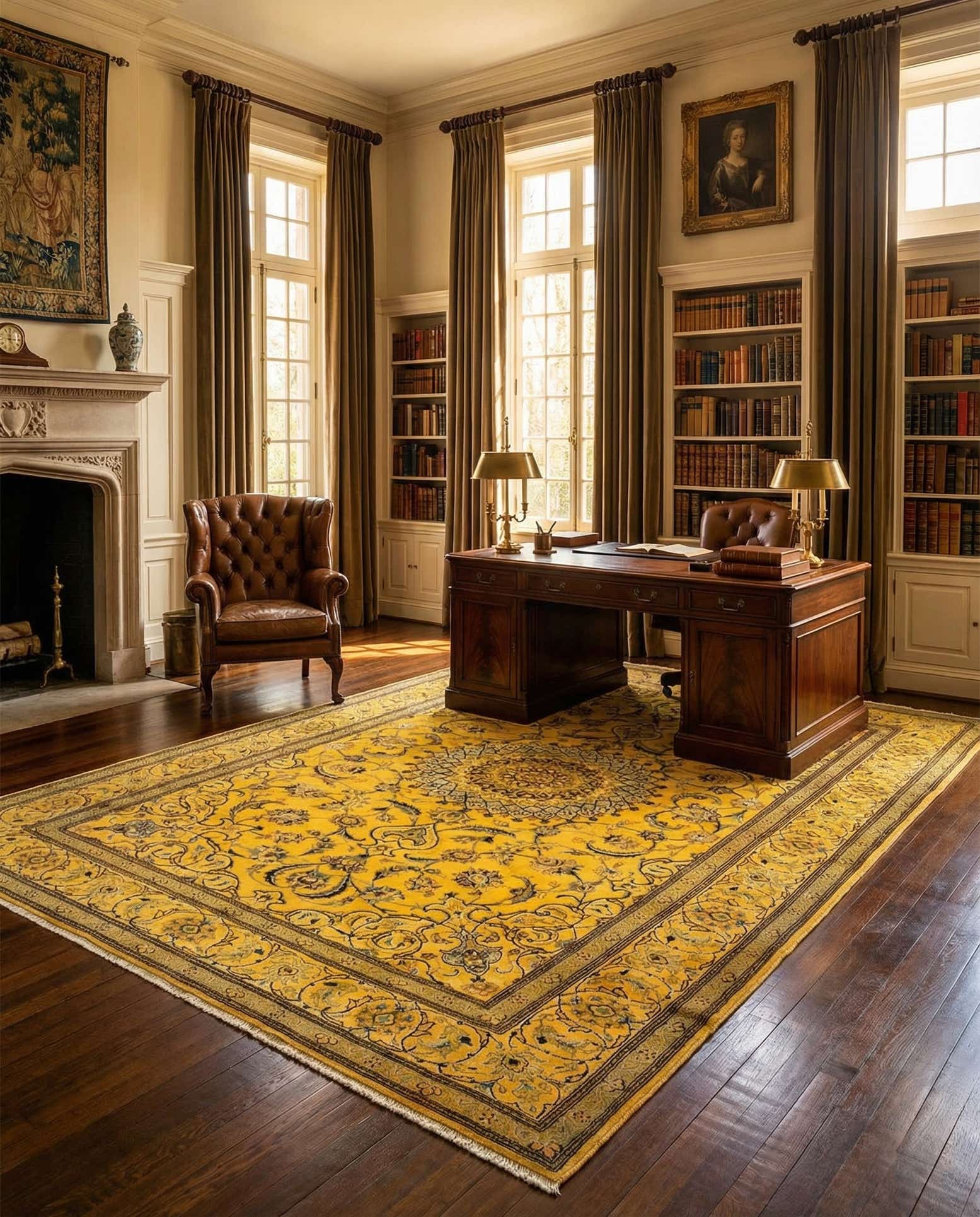 7' 8 x 10' 11 Nain Wool Rug
