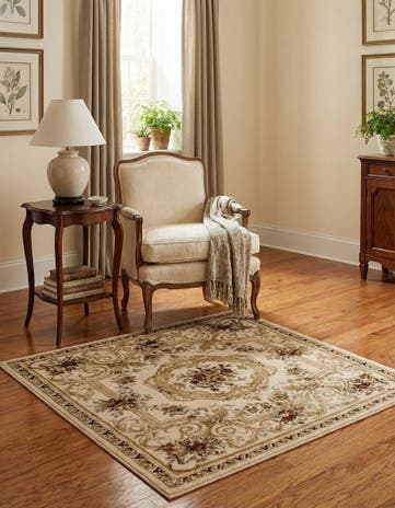 3' x 3' Chateau Square Rug