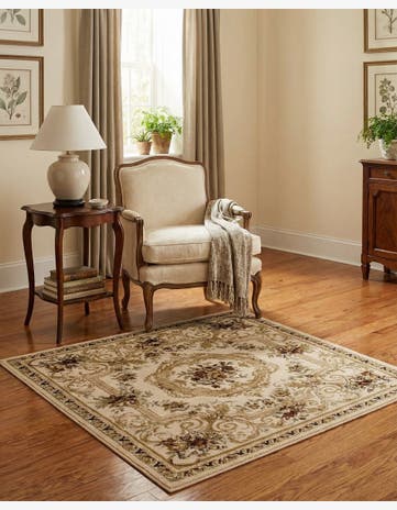 3' x 3' Chateau Square Rug