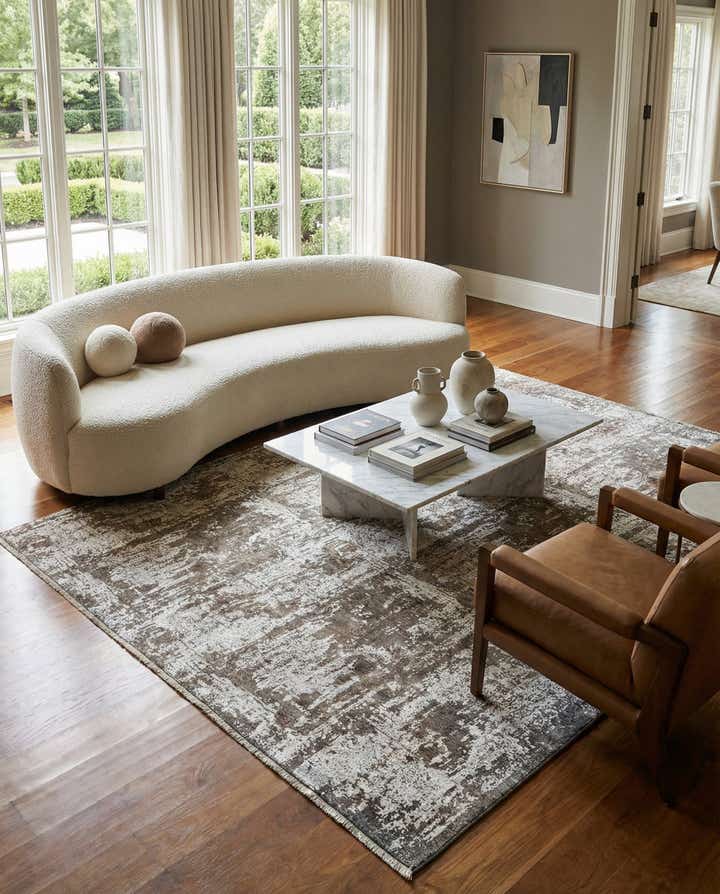 7' 7 x 10' 3 Hand Knotted Ultra Vintage Persian Wool Rug