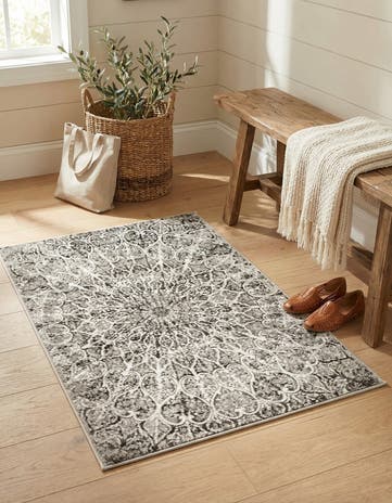 Dark Gray Monte Carlo Rug