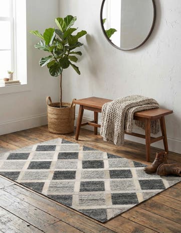 2' x 3' 1 Cowhide Rug