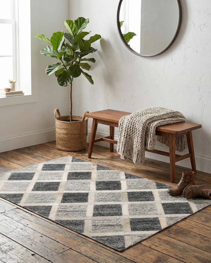 Detail image of 2' x 3' 1 Cowhide Rug