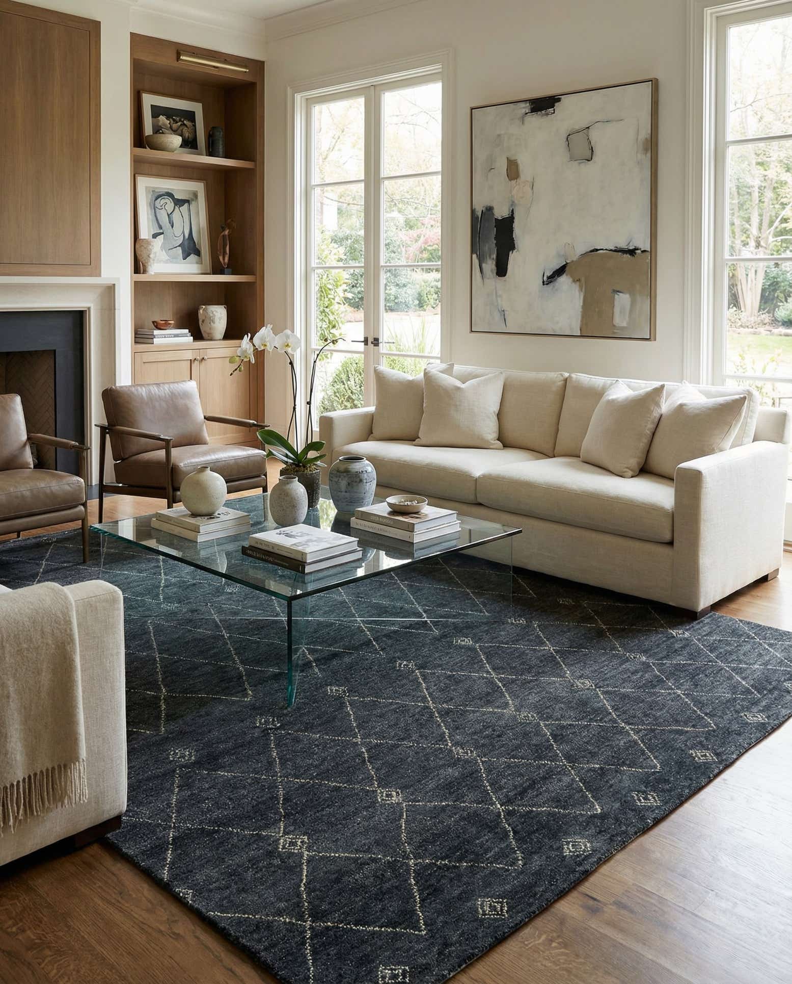 9' 2 x 11' 10 Hand Knotted Darya Wool Rug