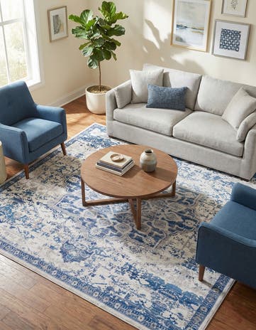 7' 10 x 7' 10 Washable Francesca Square Rug